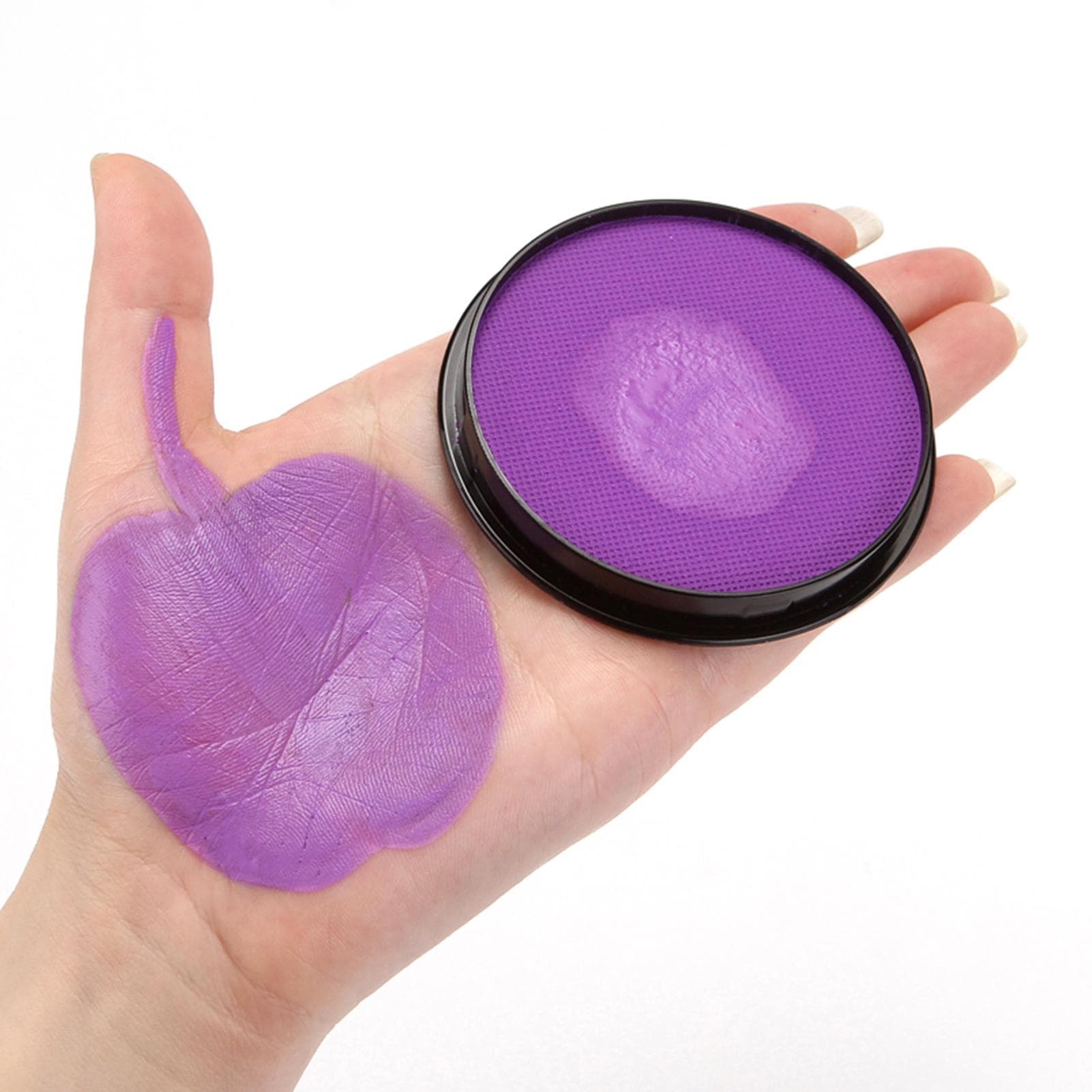 Face & Body Paint Water Based Makeup Painting Pigment Safe NonToxic Hypoallergenic Facepaint Easy purple
