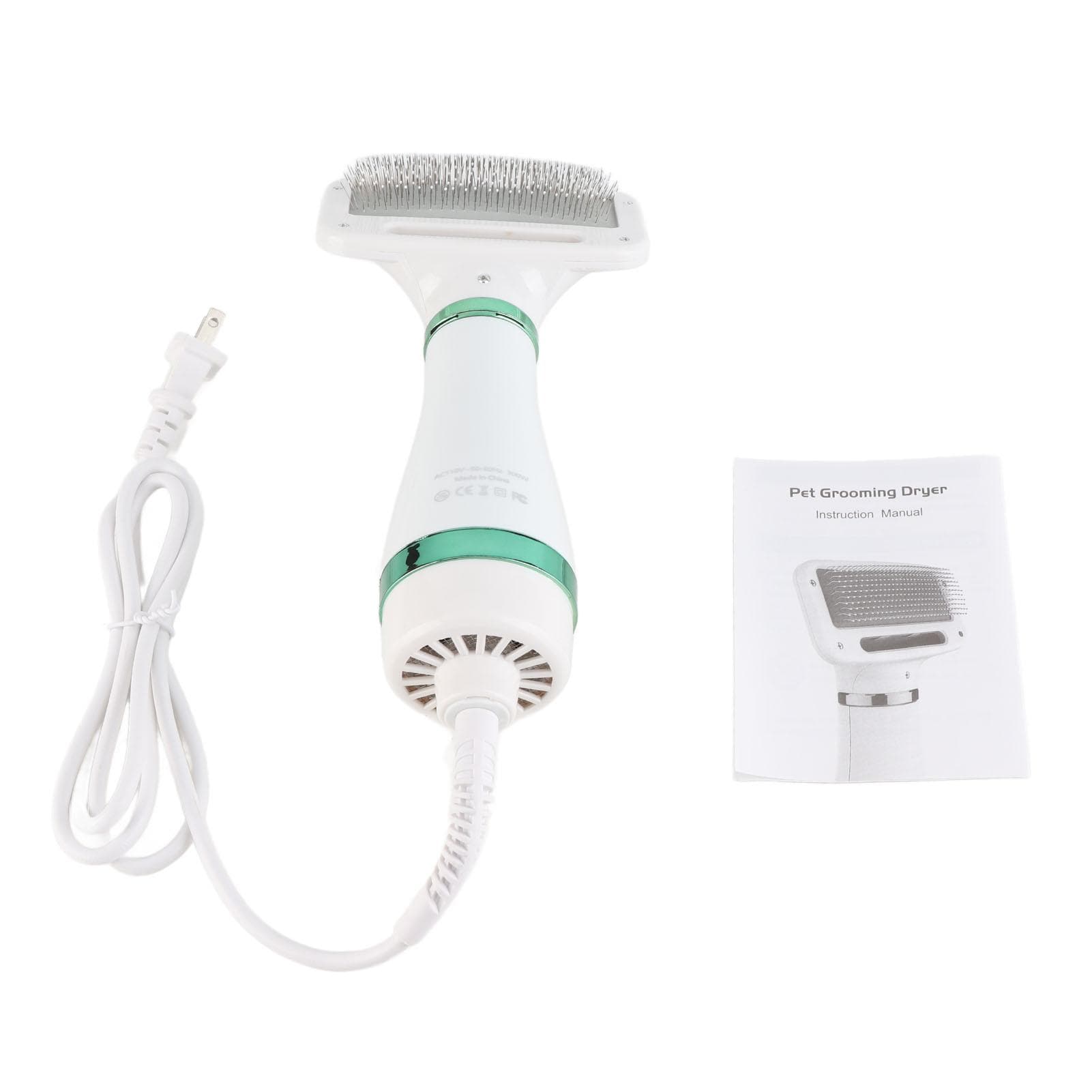 Pet Hair Dryer Brush Multifunctional Adjustable Safe Pet Grooming Hair Dryer Blower for Dogs Cats