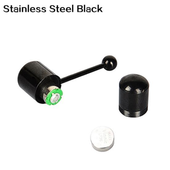 Unisex Cool Punk Hammer Shape Vibrating Tongue Bar Stud Body Piercing Jewelry
