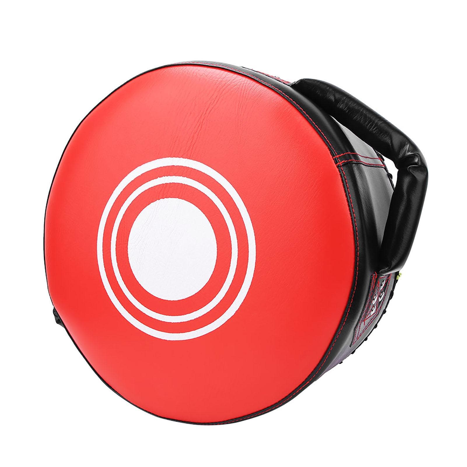 Taekwondo Focus Strength Training Shield Kick Boxing Round Pad Target Sanda Practicing red