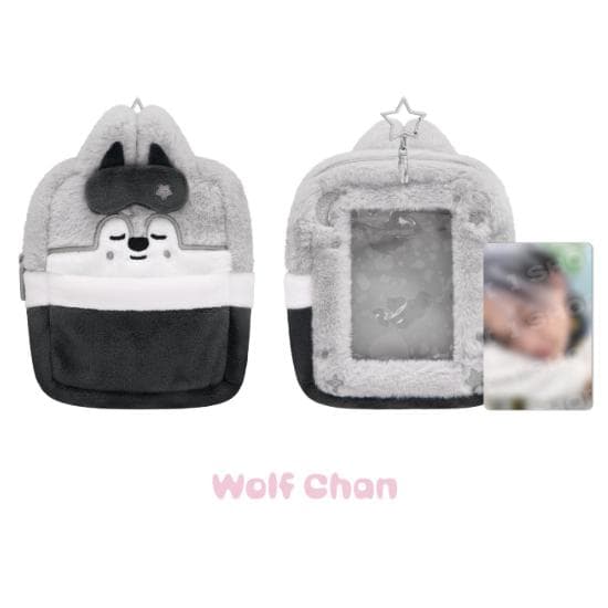 Pre-order Stray Kids 6th Fanmeeting Stay in Our Little House SKZOO Plush Collect Case Wolf Chan