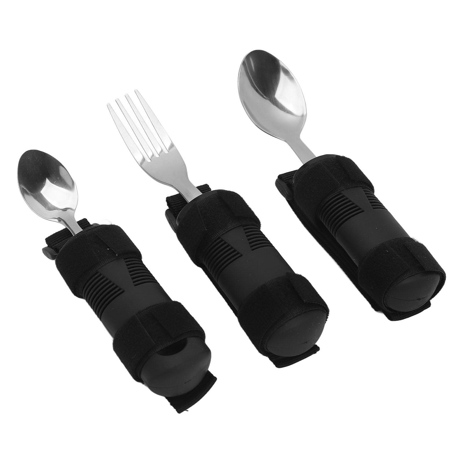 Adaptive Utensils Non Slip Handle Hemiplegia Aid Utensils Elderly Fork Spoon Aid Tableware Set