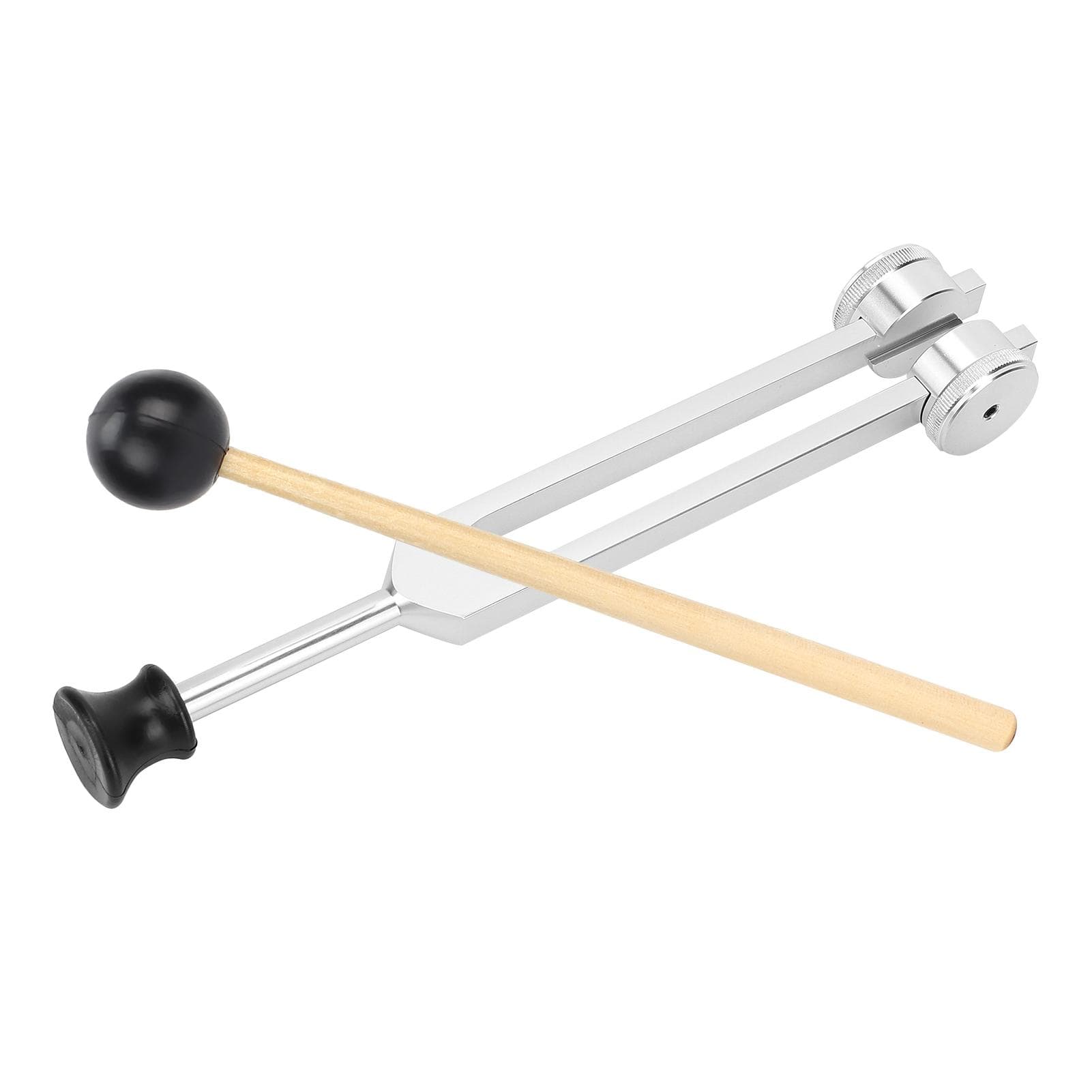 OM136.1 Aluminum Alloy Tuning Fork Portable Yoga Sound Therapy Tuning Fork with Hammer