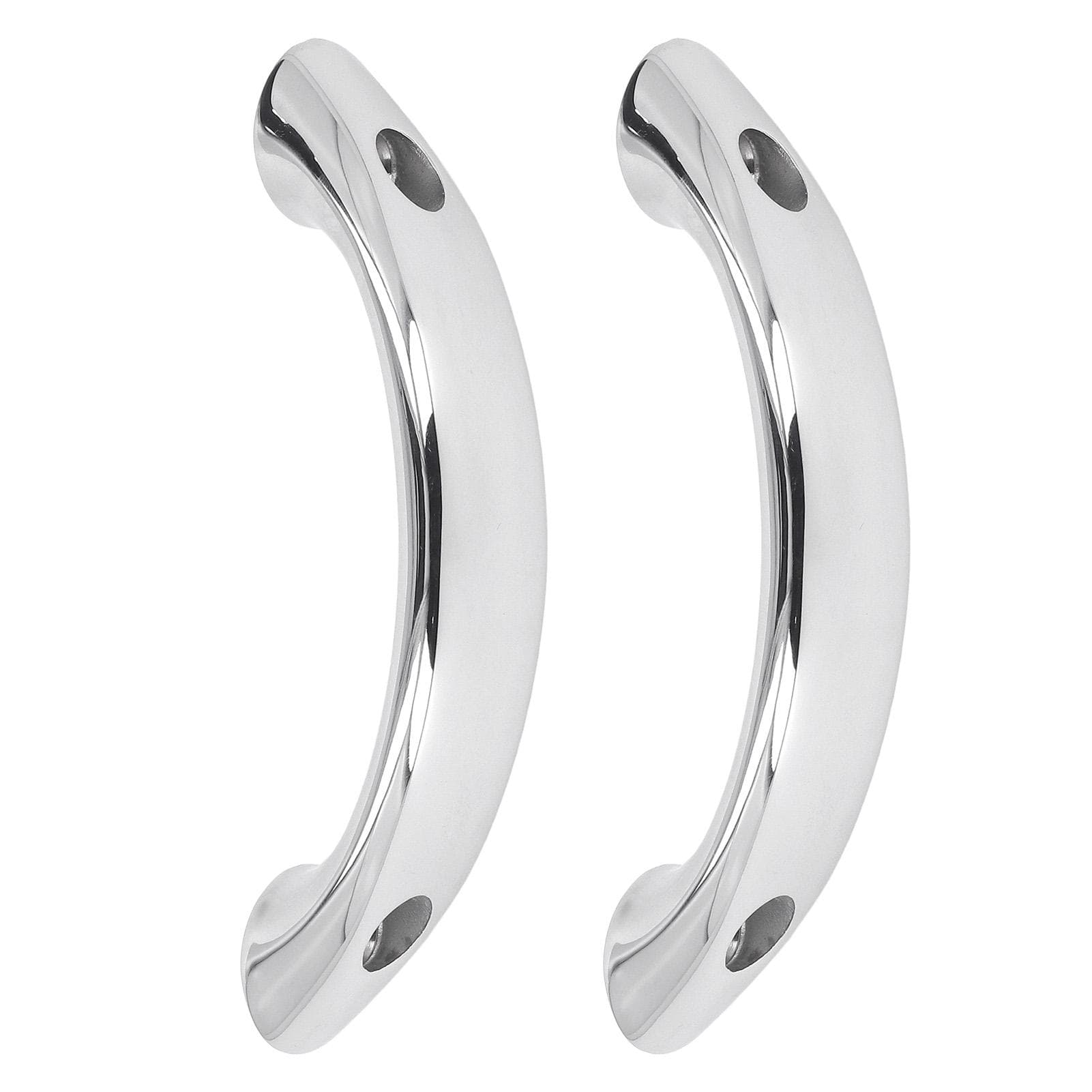 2Pcs Boat Grab Handle Marine Hand Rail 165mm 316 Stainless Steel Grab Bar for Yacht Ship