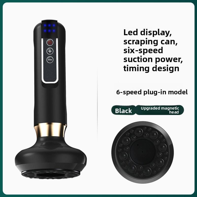 Electric Scraper, Moisture Removal, Meridian Dredging Instrument, Negative Pressure Scraper, Hot Compress, Cupping Bianshi Scraping Instrument English model