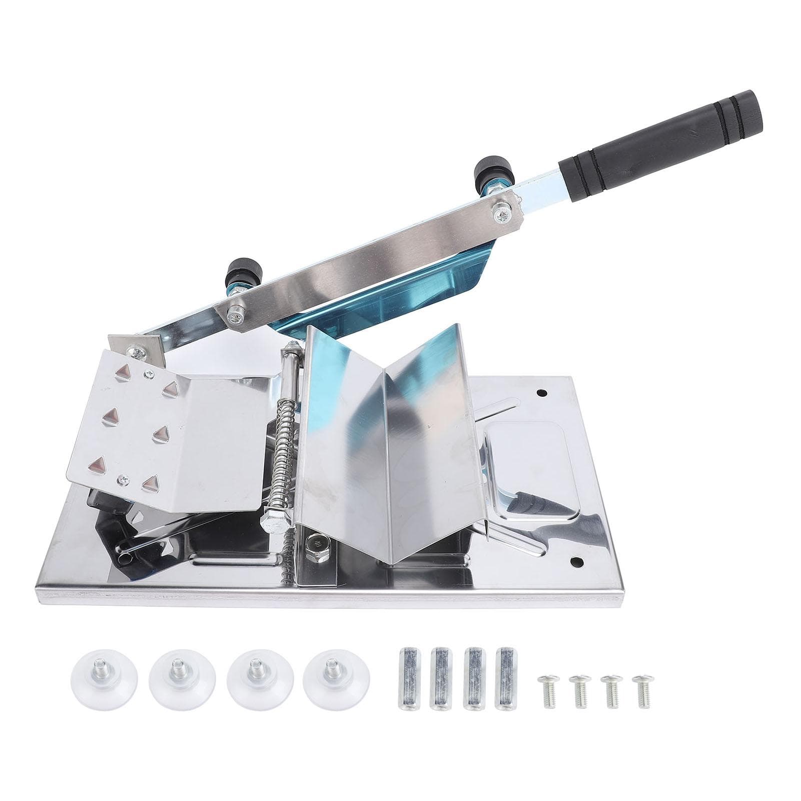 Manual Frozen Meat Slicing Machine Stainless Steel Meat Cutter Beef Mutton Roll Food Slicing L(for 6.5-9kg)