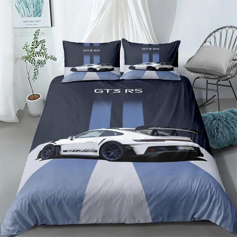 Gt3 Rally Duvet Cover Set King Queen Double Full Twin Single Size Bed Linen Set 200x200cm 3pcs