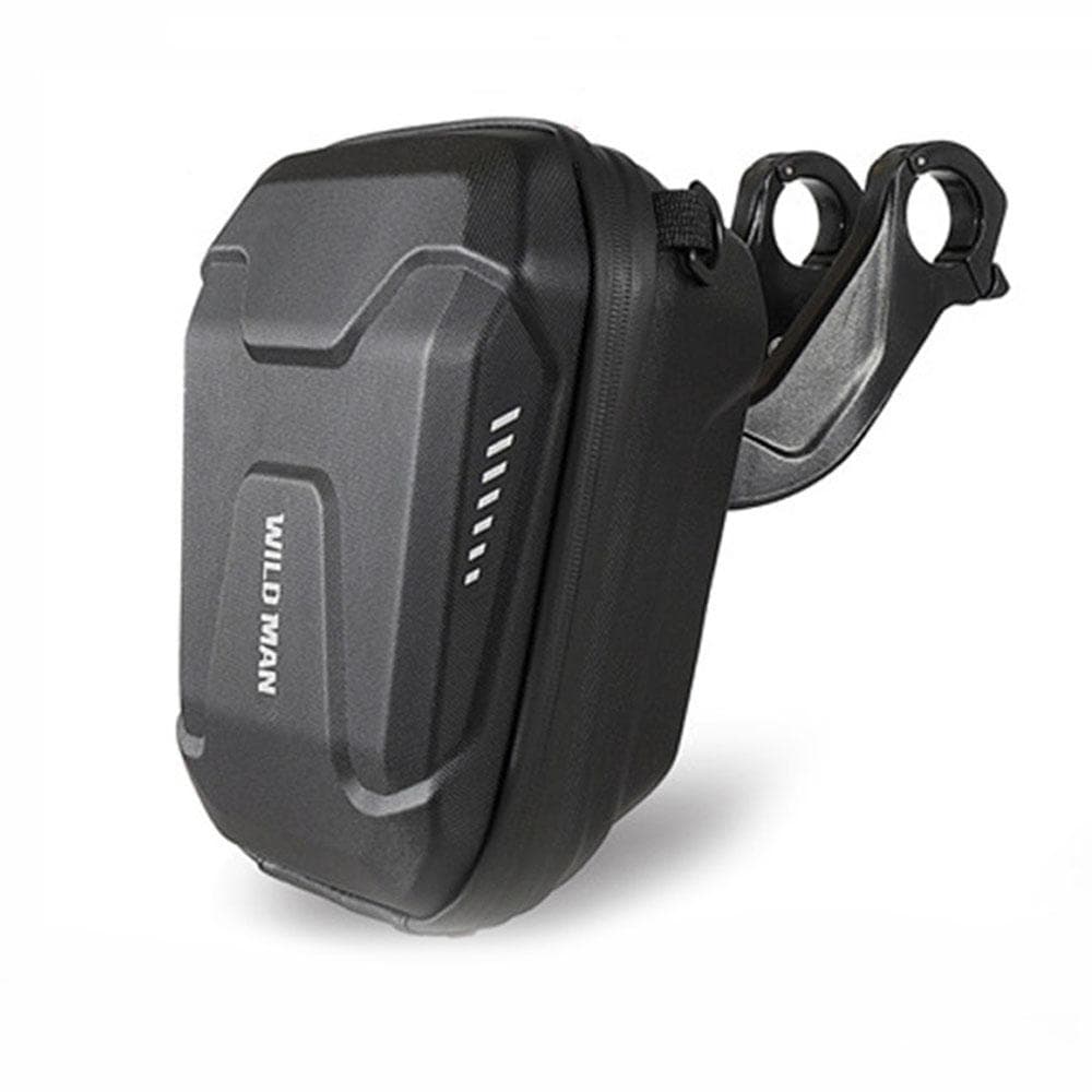 Bike Handlebar Bag Bicycle Front Hanging Bag Waterproof EVA Hard Shell 3L with Shoulder Strap for black