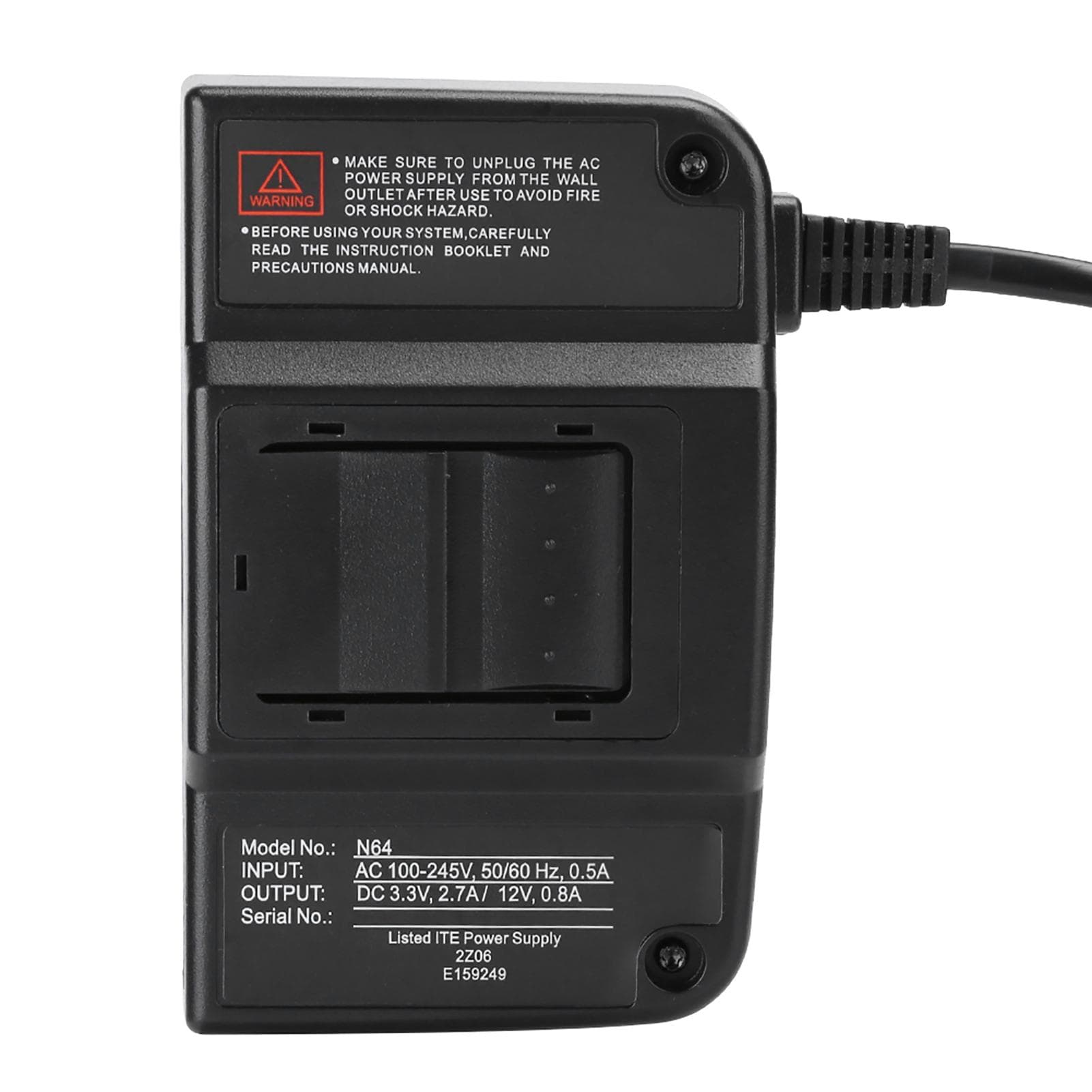 HYC N64-1688 Power Transformer AC Adapter Power Supply for Nintendo HYC N64-1688 Extension Cable