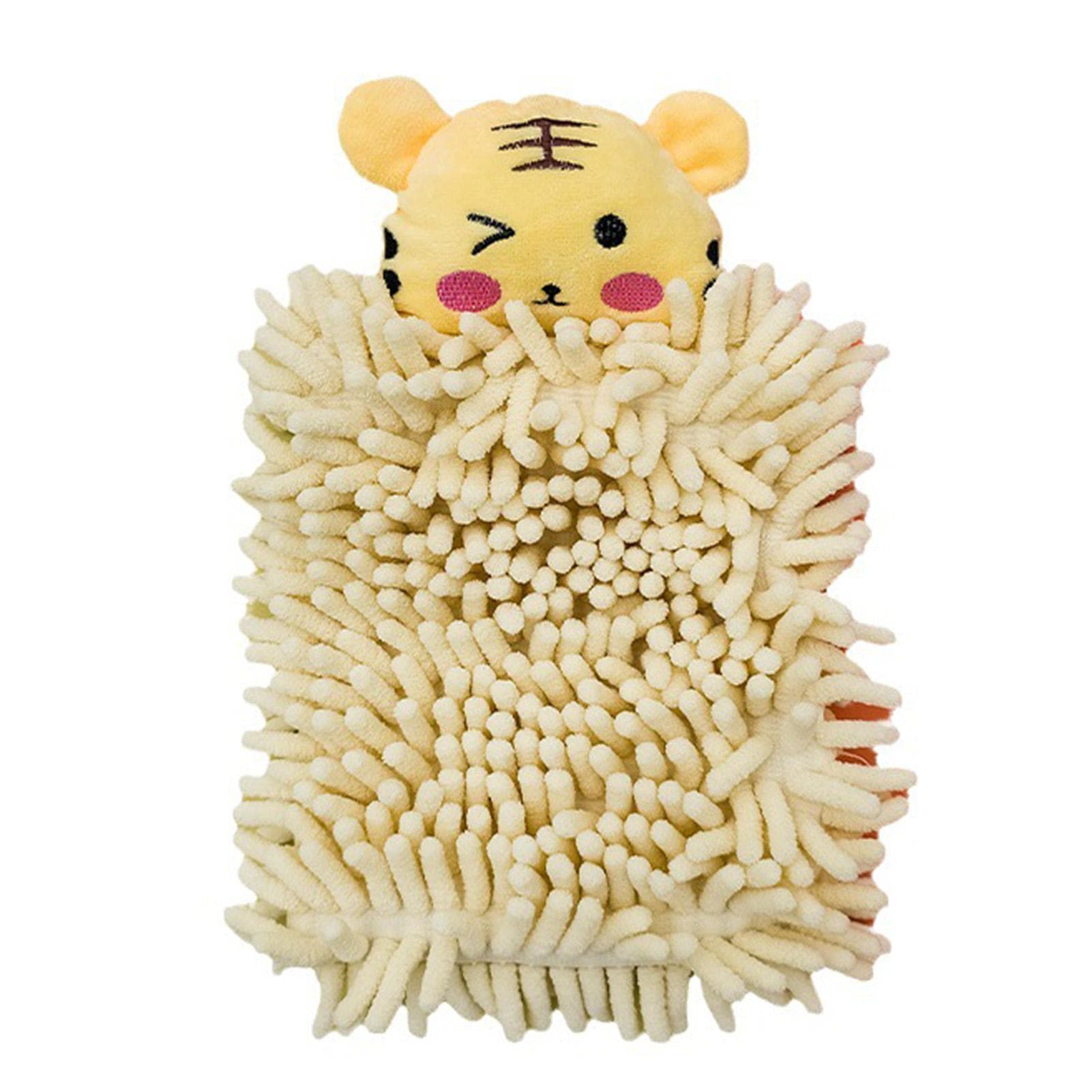 Hanging Hand Towel Quick Drying Microfiber Cleaning Cloth Cute Cartoon Absorbent Towel for Home