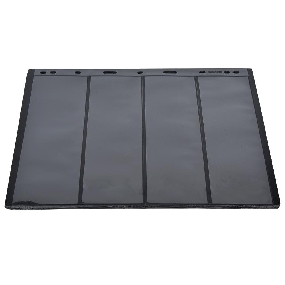 10Pcs Stamp Album Page Sheets Universal 9-Holes for Standard Stamp Collection BookBlack Base