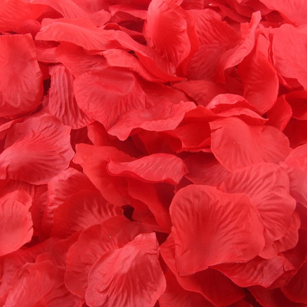 1000pcs RED Silk Rose Artificial Petals Wedding Party Flower Favors Decor red