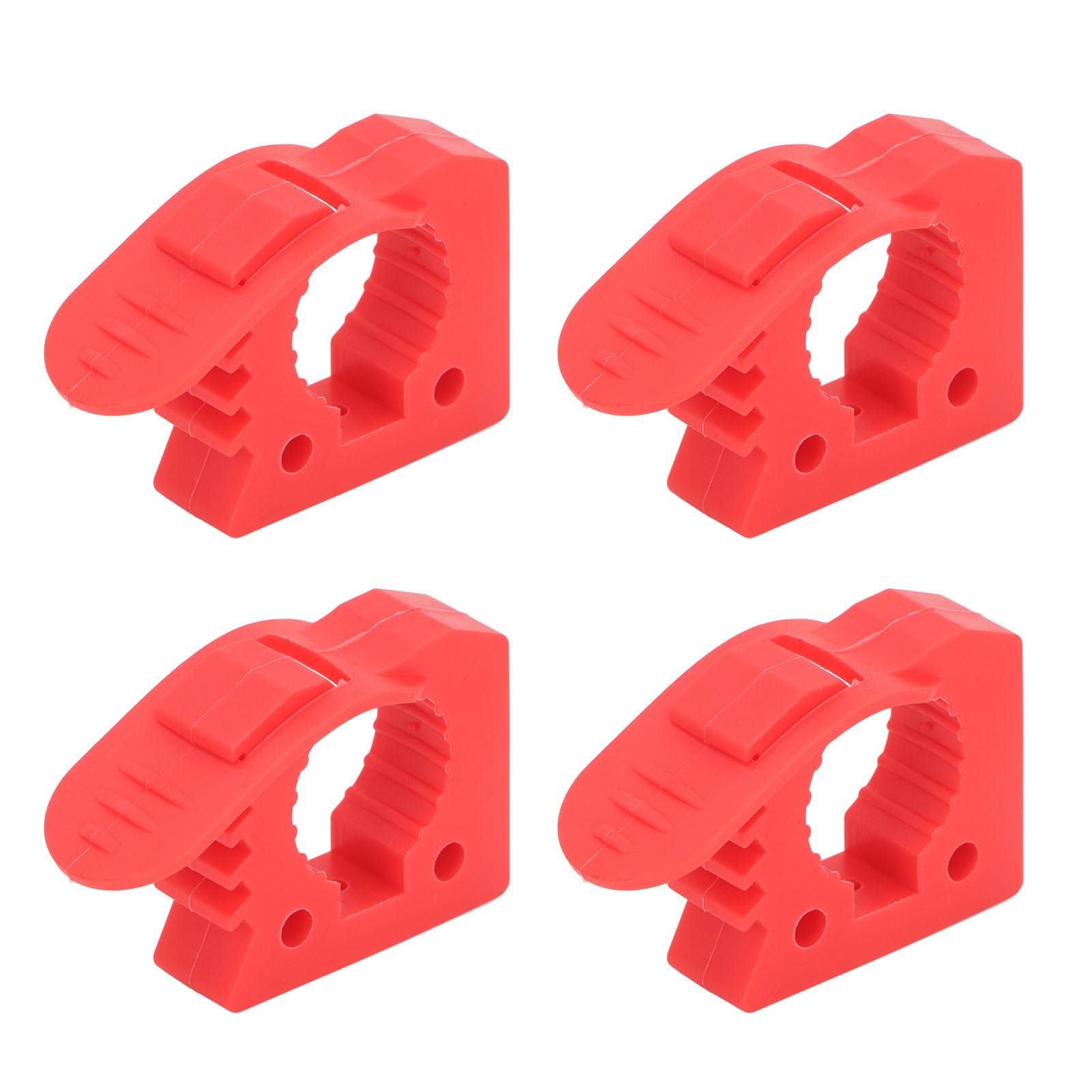 4PCS Shovel Holder Mount Rubber 5 Gears Adjustable Shovel Wall Mount Holder Clamp for Outdoor