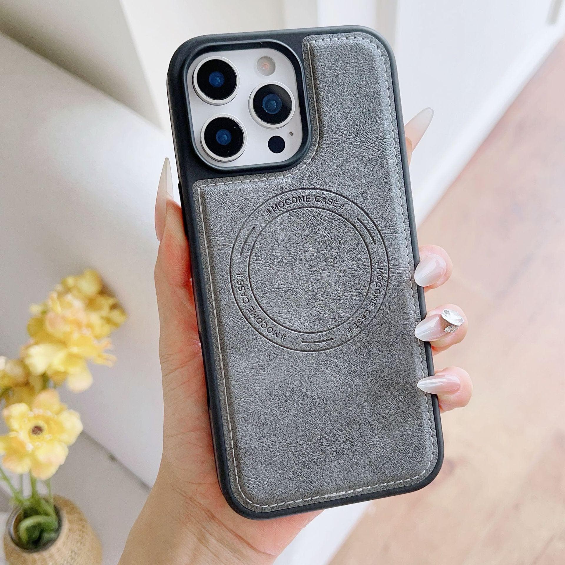 Suitable for IPhone 16, E-pin Shield Magnetic Phone Case, Apple 15ProMax Leather 14 Anti-drop Protective Case iPhone11proMax