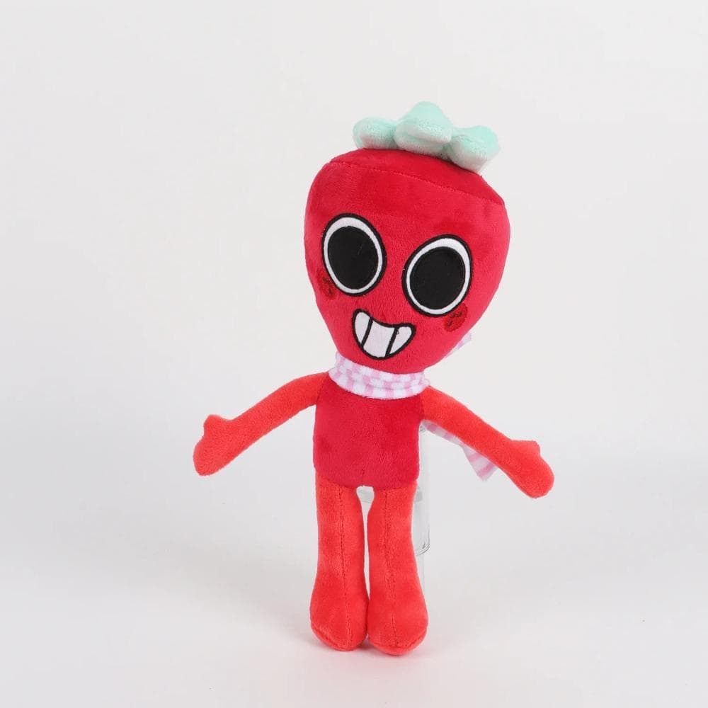 Dandy's World Plush Toys Horror Game Dandy World Scrap Soft Stuffed Dolls Cute Boxten Poppys Plushie Pillow Kids Christmas Gifts red