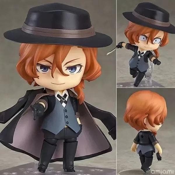 Anime Bungo Stray Dogs Nakahara Chuya PVC Action Figure Collection Model Toy Gifts Cosplay Gift multicolour