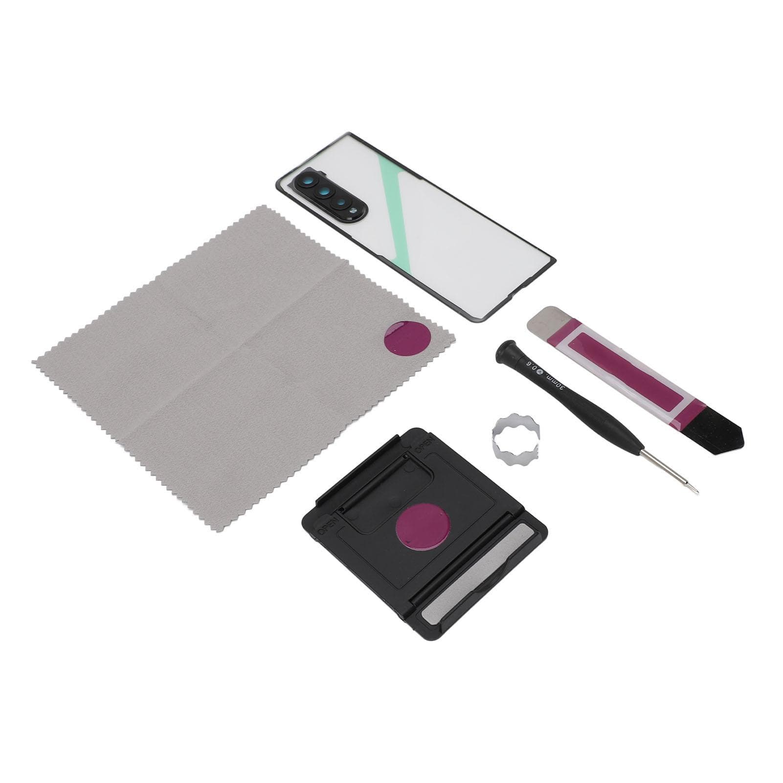 Back Glass Cover Replacement for Galaxy Z Fold 3 5G F926 Phone Back Housing Cover with Pre