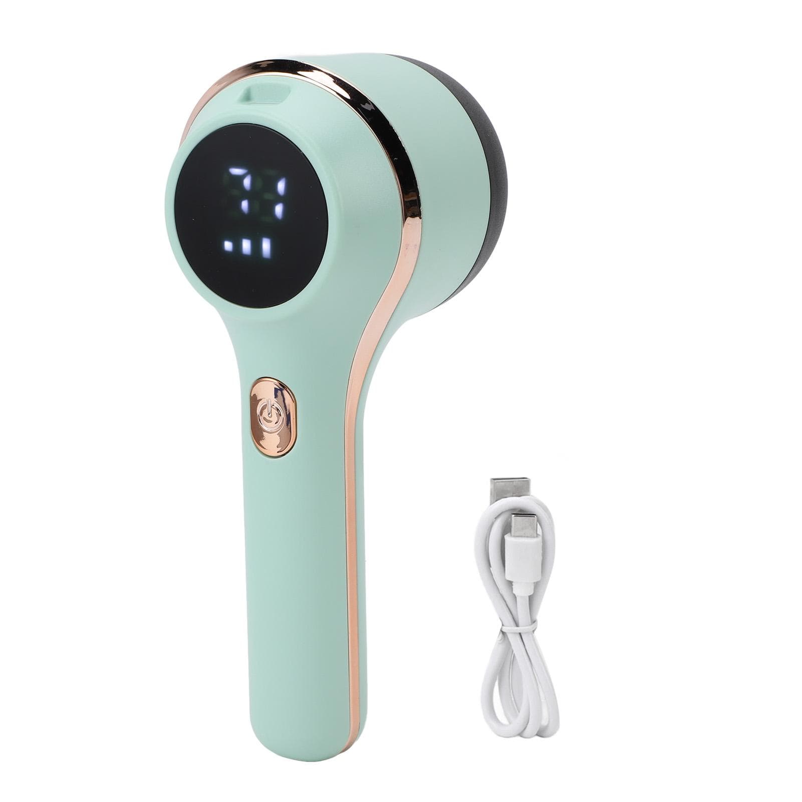 Electric Lint Remover Multifunctional Rechargeable Digital Display Fuzz Remover Fabric Lint Remover green