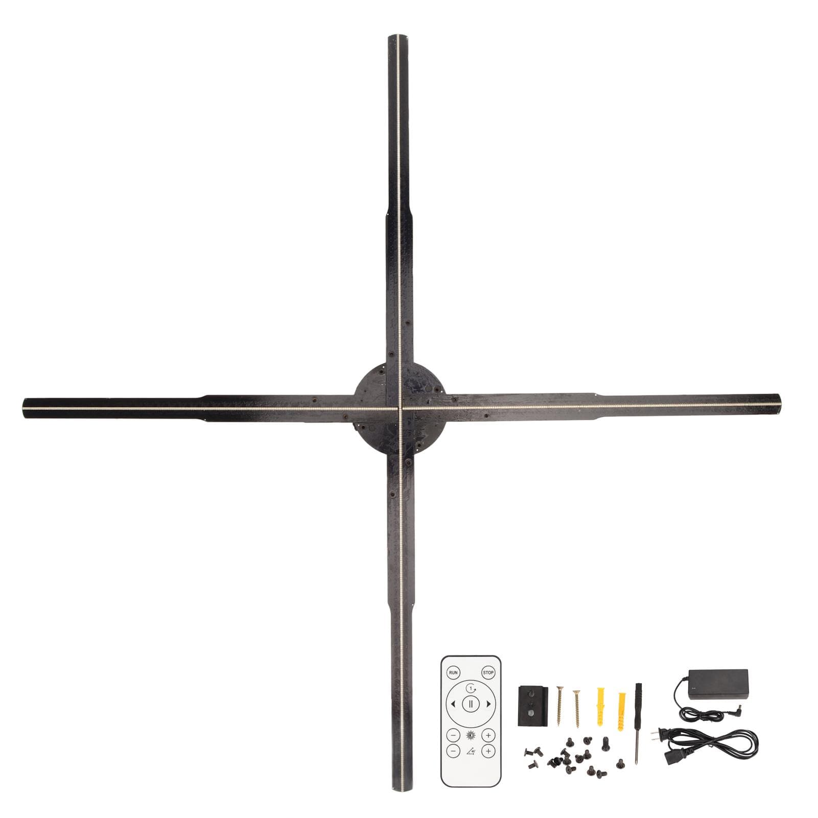 3D Hologram Fan Ultra HD 722 LED Support Phone APP PC WiFi Holographic Advertising Display with