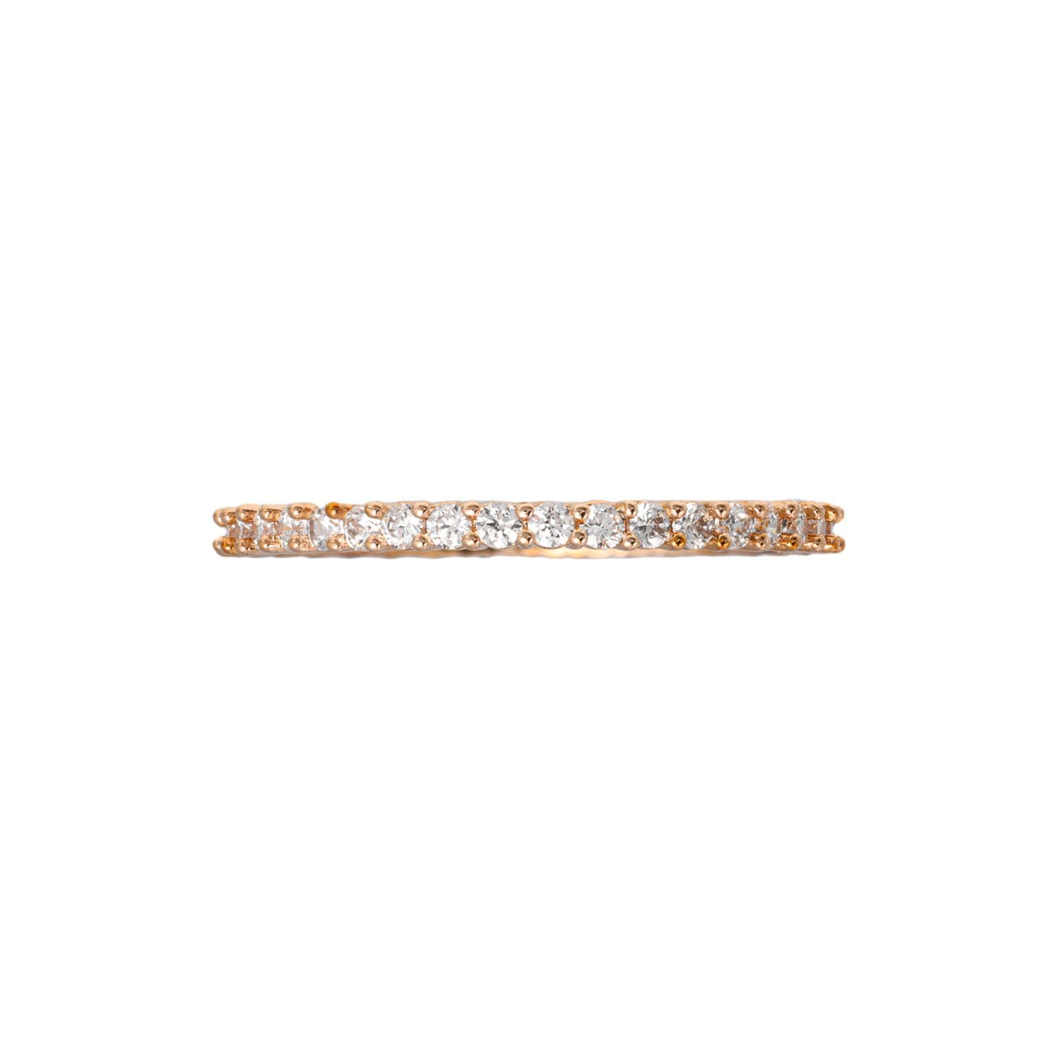 Swarovski Vittore Full Crystal Inlaid Ring Women rings Rose-Gold 5095327+5095328+5083129 Box (Random Color),50