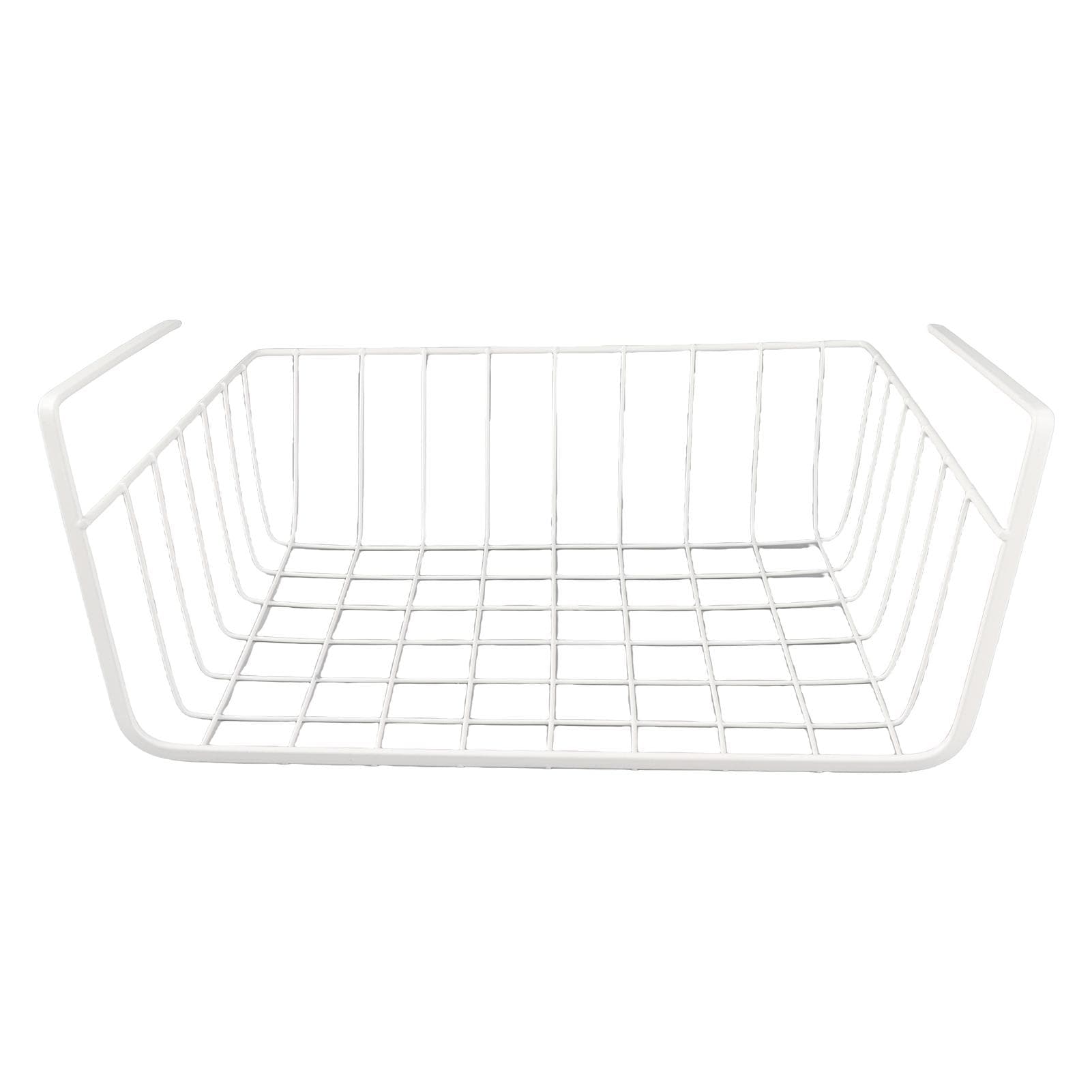 Under Shelf Storage Basket Multipurpose All Metal Under Shelf Wire Basket for Kitchen Office Pantry