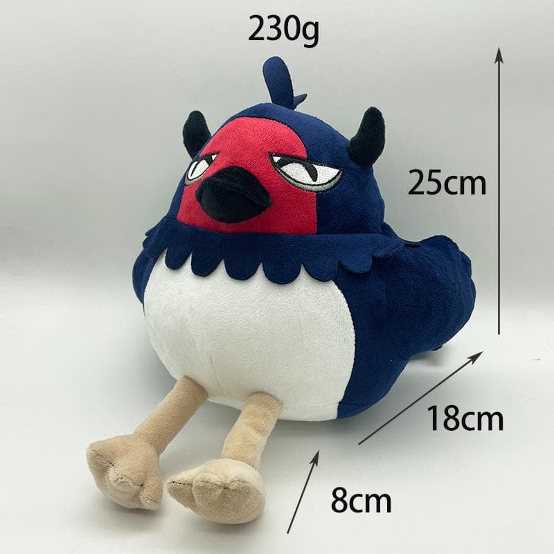 Black Clover Plush Nero Black Clover Crow Bird Stuffed Plush Doll blue