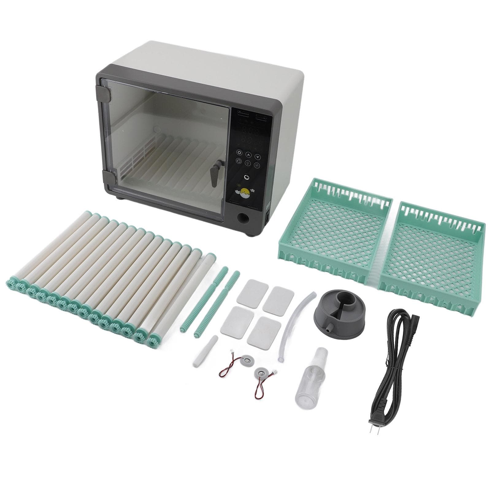 Egg Incubator for 24 Eggs Hatching Automatic Egg Turning Temperature Control Humidity Monitoring