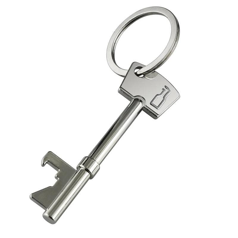 1PCS Key Portable Bottle Opener Beer Bottle Can Opener Hangings Ring Keychain Kitchen Tool Outdoor Opener silver