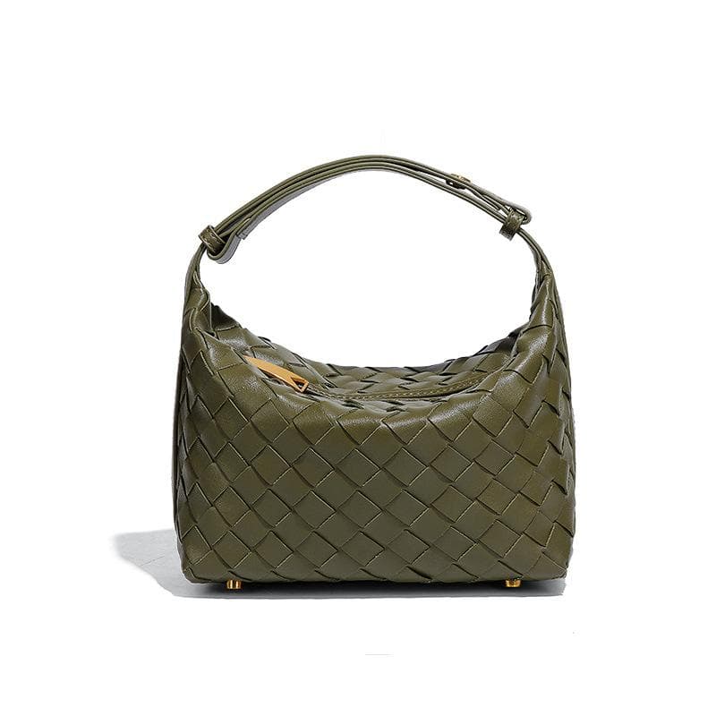 Fashionable and Casual Hand-carried Women's Bag, Versatile, Fresh and Light Texture, Single-shoulder Underarm Bag, Hand-woven Bag