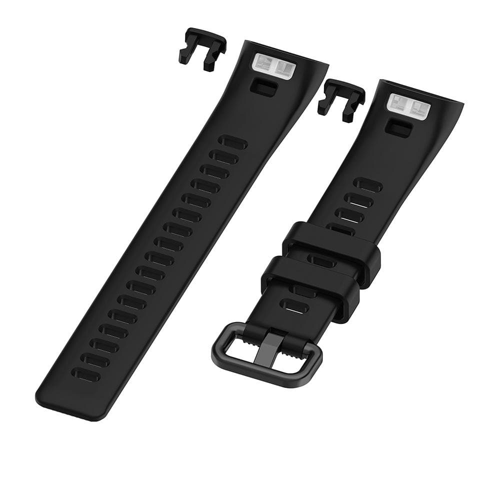 Silicone Wrist Strap For Huawei Band 4 Pro TER-B29S Bracelet Wristband for Huawei Band 3/3 Pro black