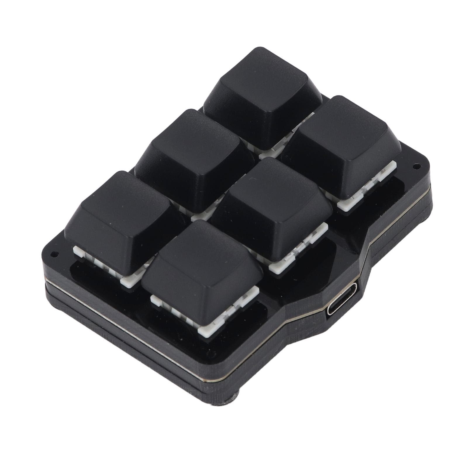 One Handed Macro Mechanical Keyboard Support NKRO Hotkeys 1 Click Start 6 Fully Programmable Keys
