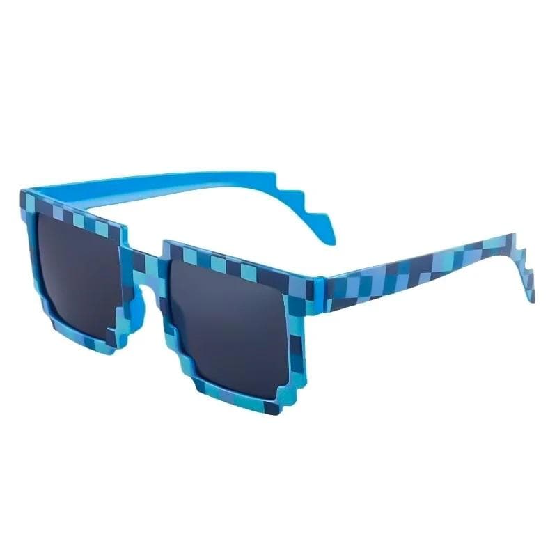 1Pcs Pixel Sunglasses Retro Style for Adults Boys Girls Photo Props Birthday Party Supplies Fashion Accessories