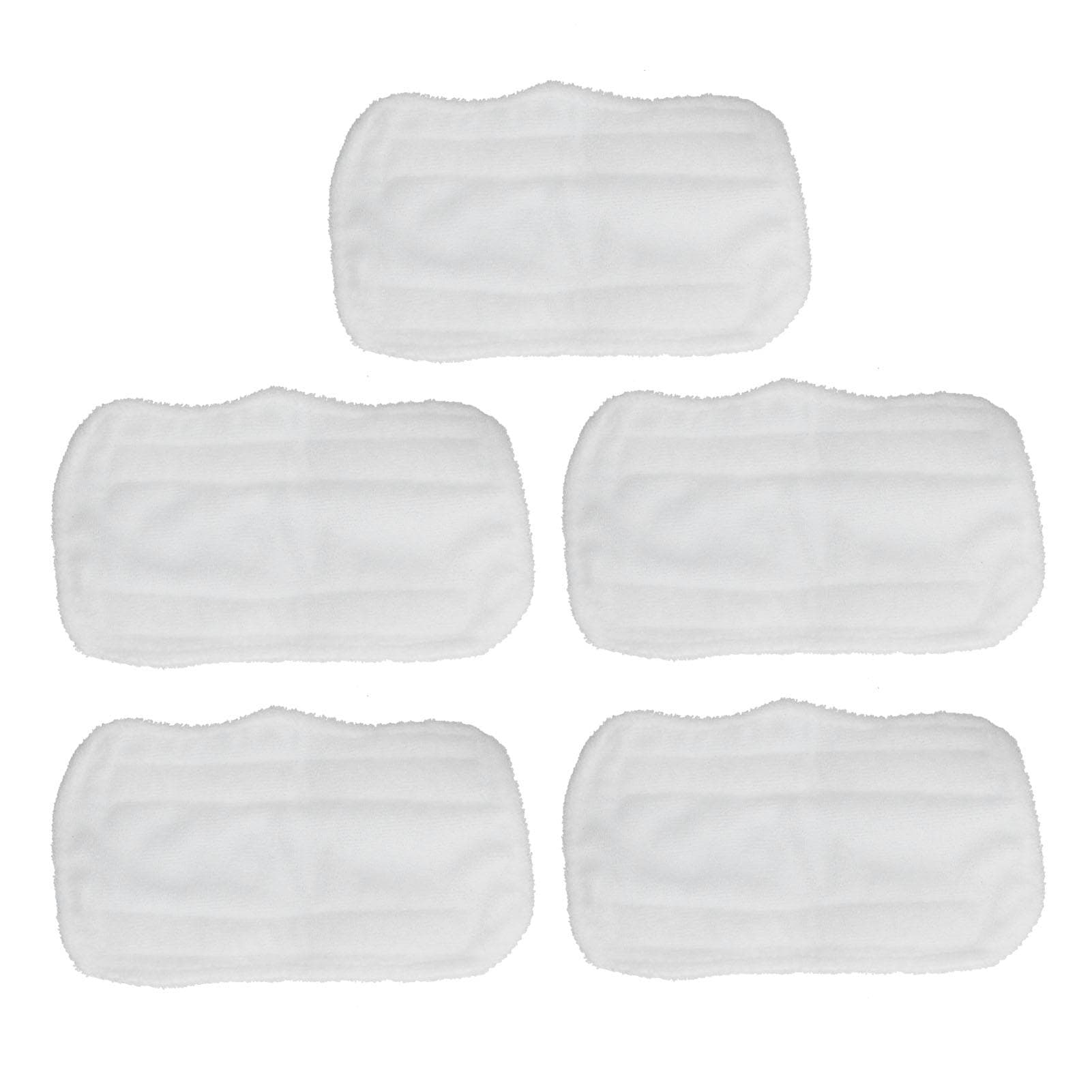 5PCS Cleaning Mop Cloth White Microfiber Mop Pad Mop Head Accessories for Shark XT3010 S3111 S1001