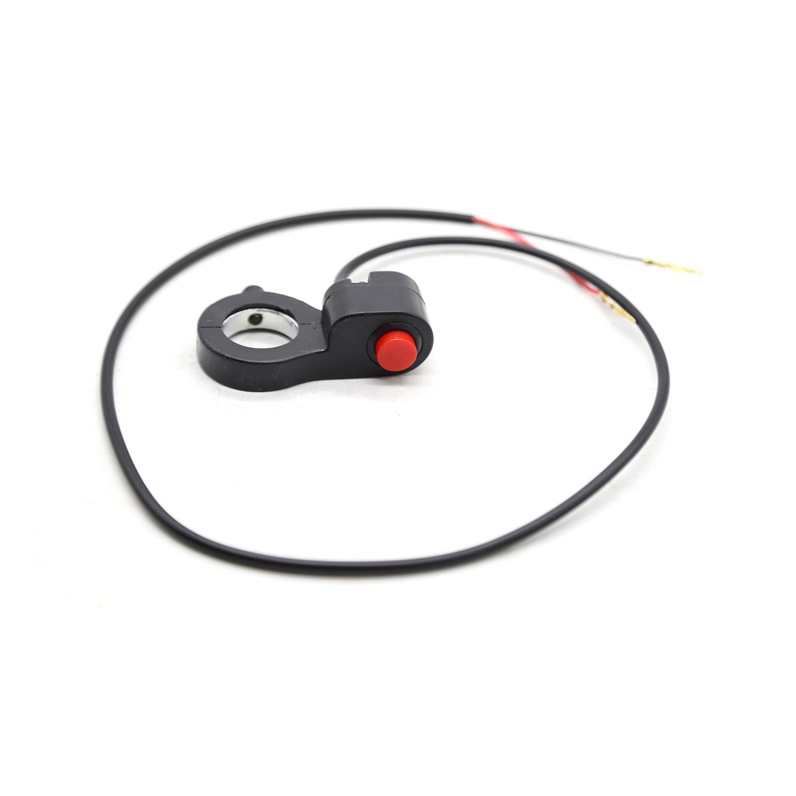 Horn Switch Control Button Motorcycle Handlebar 7/8 ATV Bike Horn Starter Kill Switch On Off black