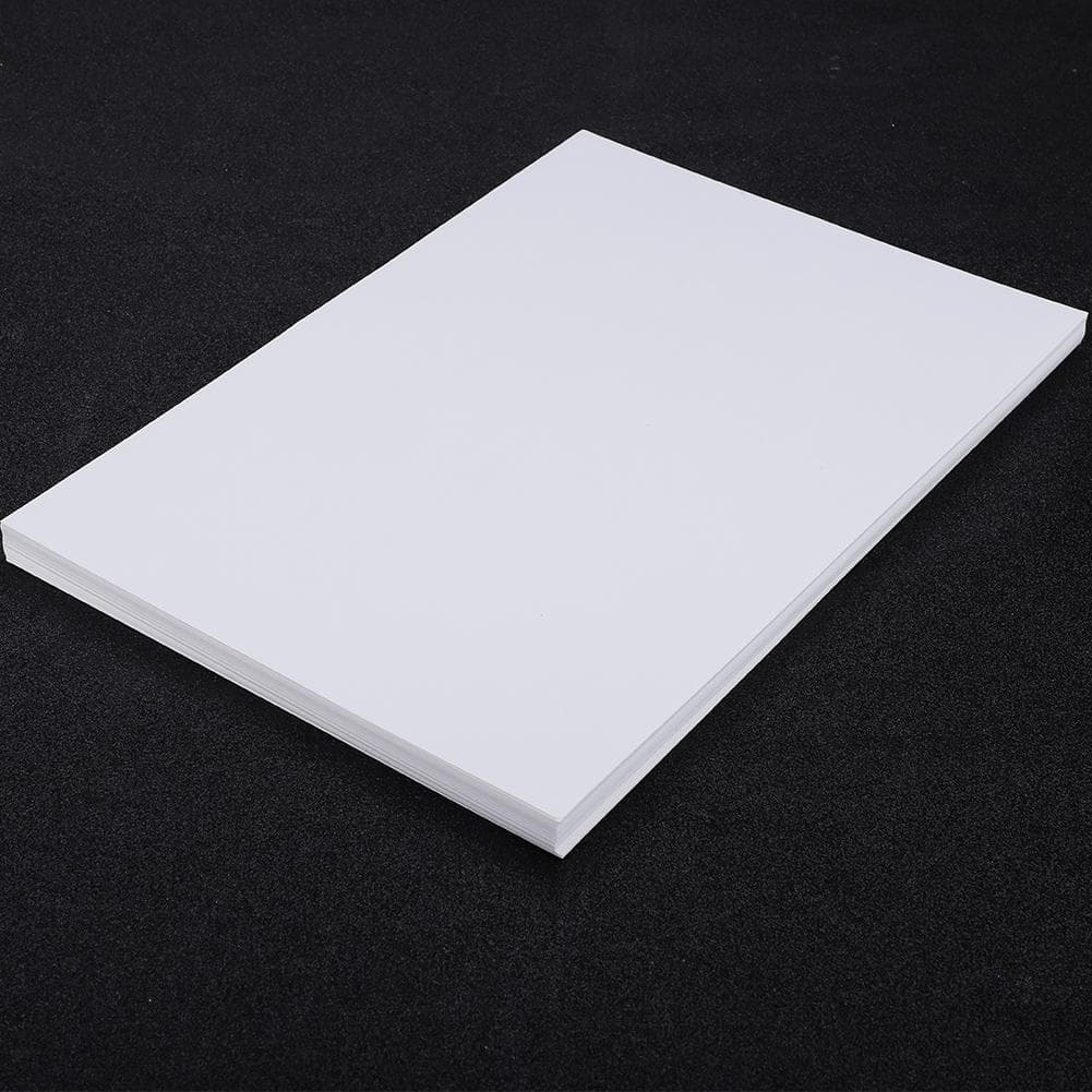 50 Sheets White Blank Paper DIY Hand Printed  Multipurpose Use A4