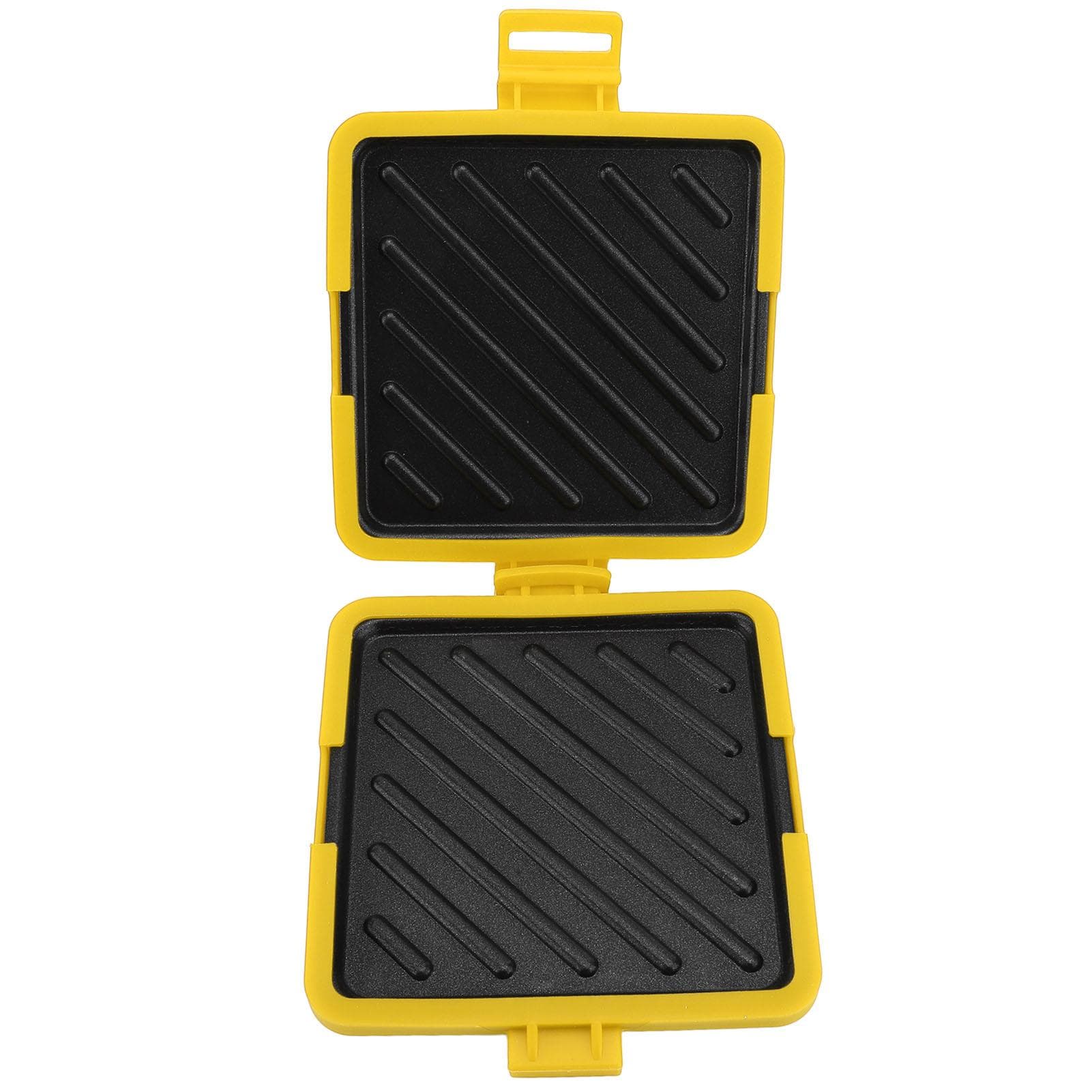 Microwave Toastie Sandwich Maker Microwavable Toaster with Adjustable Silicone Straps No L yellow