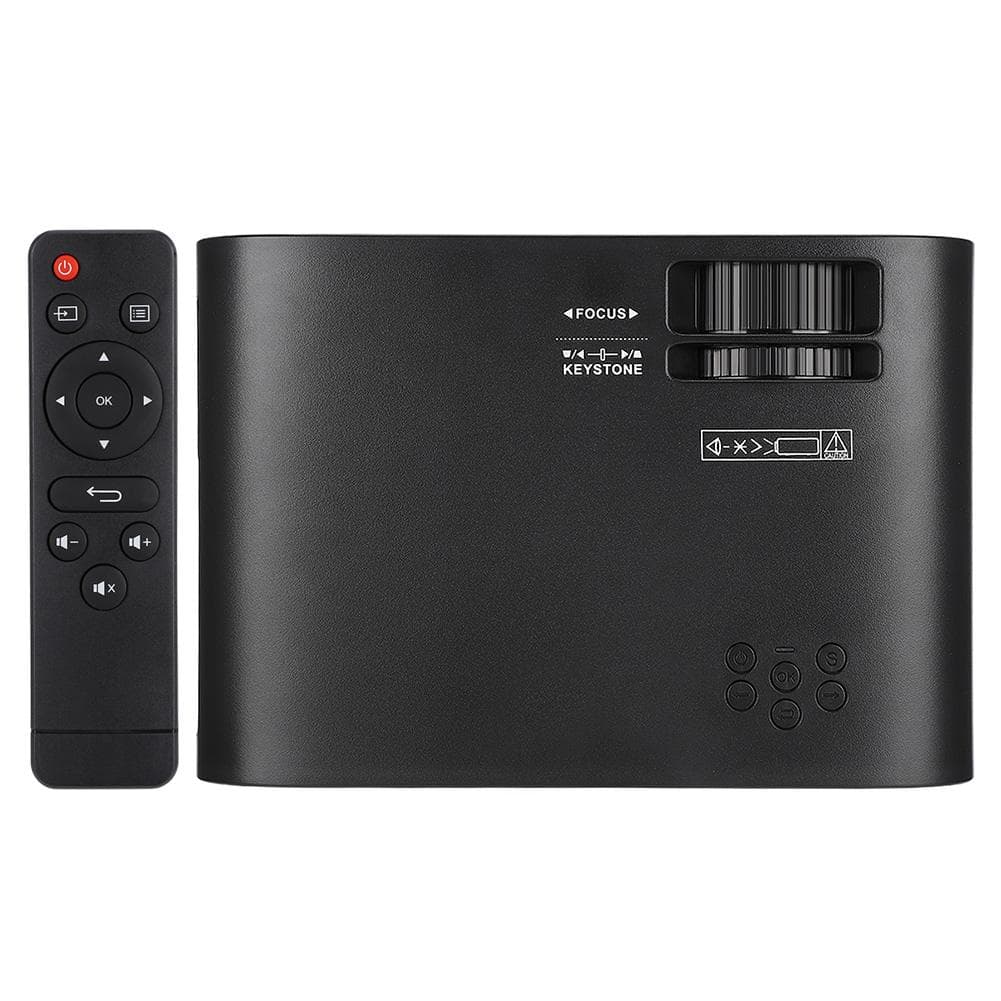 W90 3D HD Bluetooth WiFi LED 720P for Android Version Video Projector Black AU PLUG