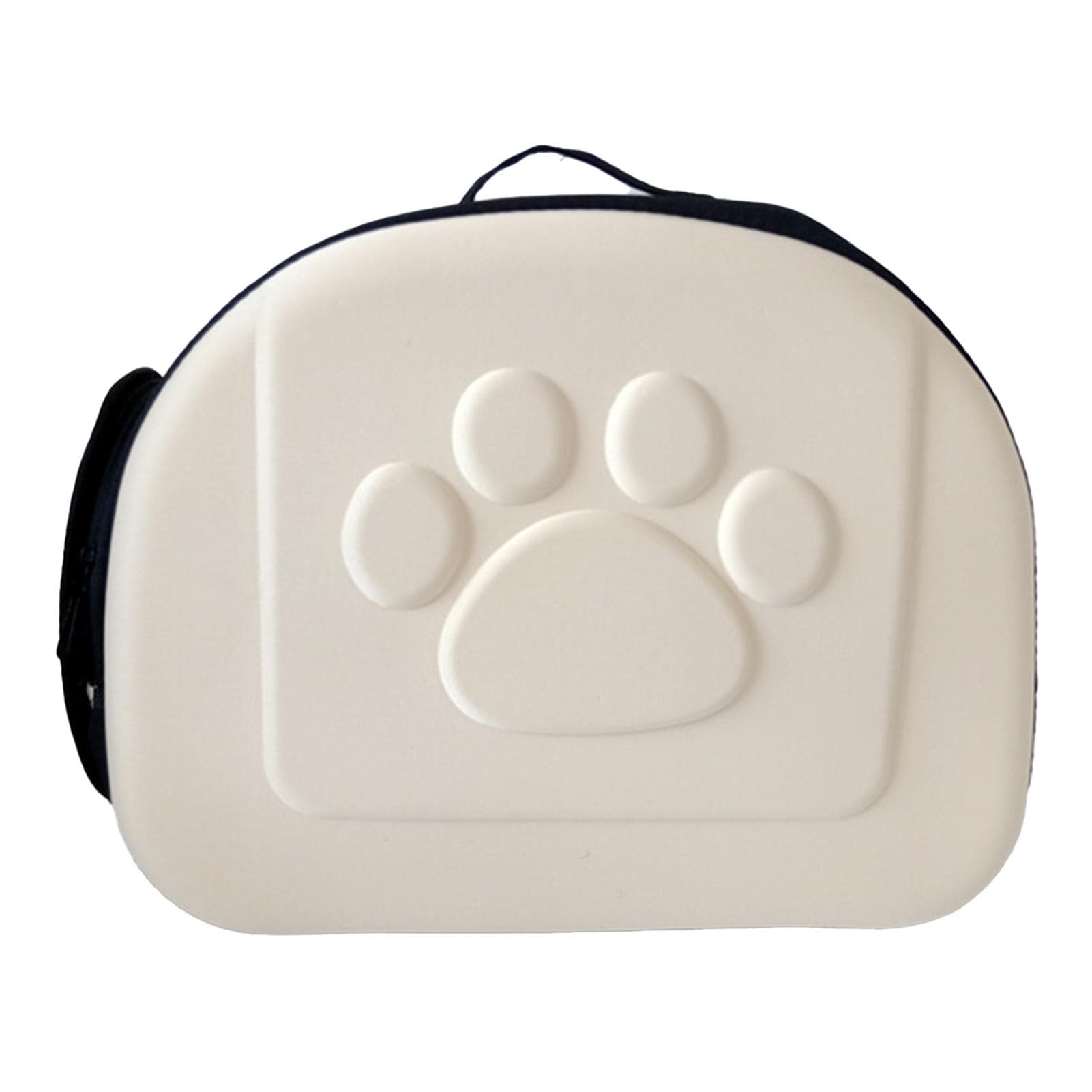 Cat Carrier Collapsible Breathable Large Capacity Portable Pet Carrying Bag with Shoulder Hand apricot