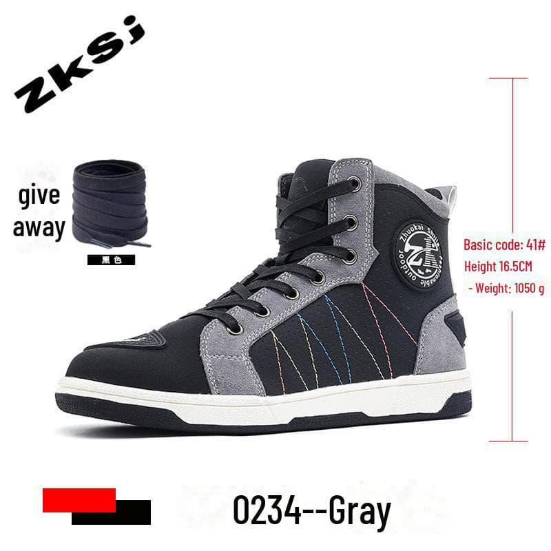 All-Season Breathable Motorcycle Riding Boots - Anti-Fall, Road Racing & Parkour Shoes 40