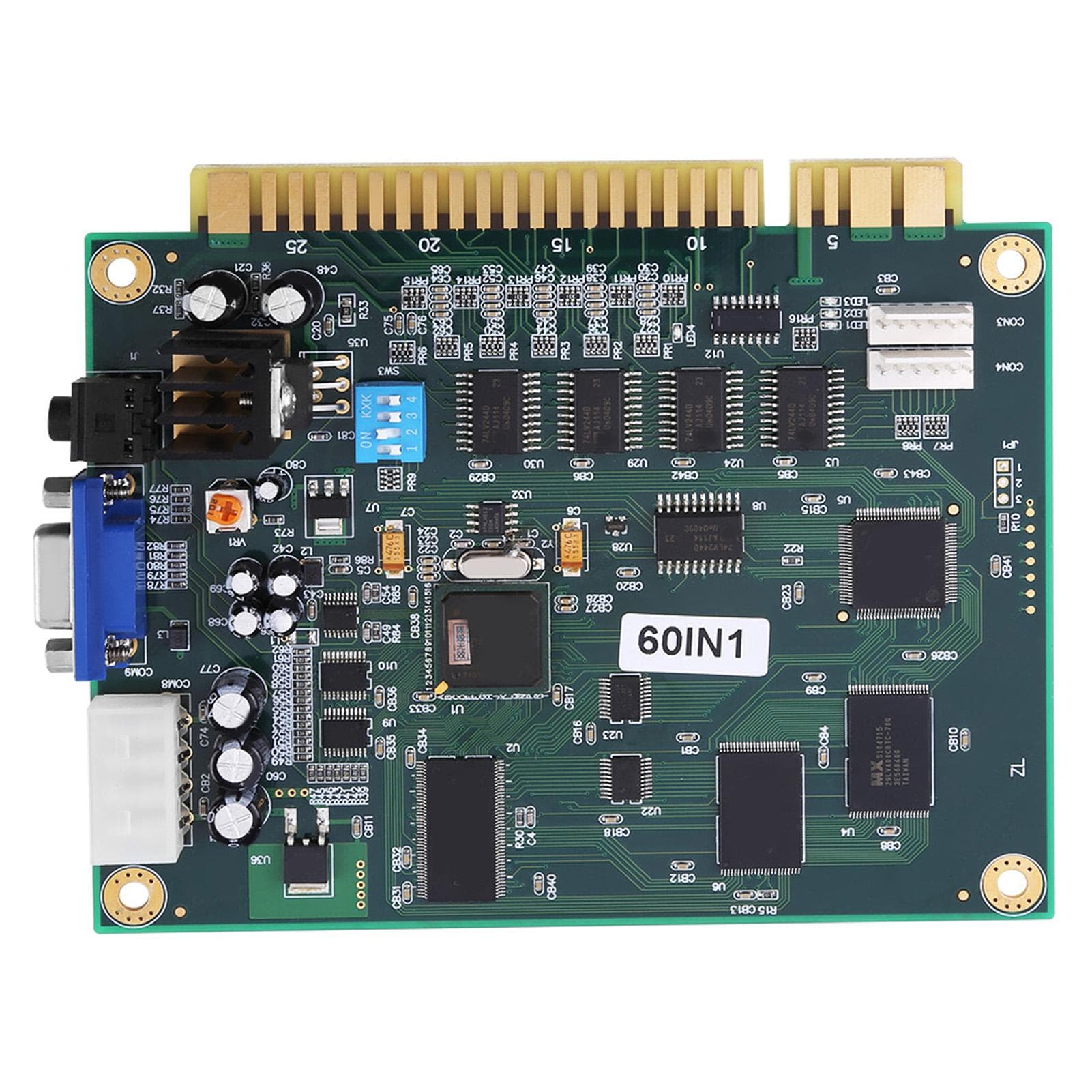 Classic 60 in1 Multicade PCB Board CGA/VGA Output for Arcade Game Machine
