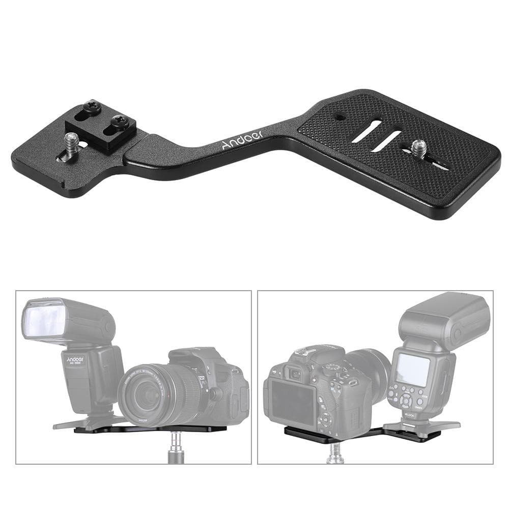 New  Aluminum Bracket Mount Holder with 1/4  Screw for Camera