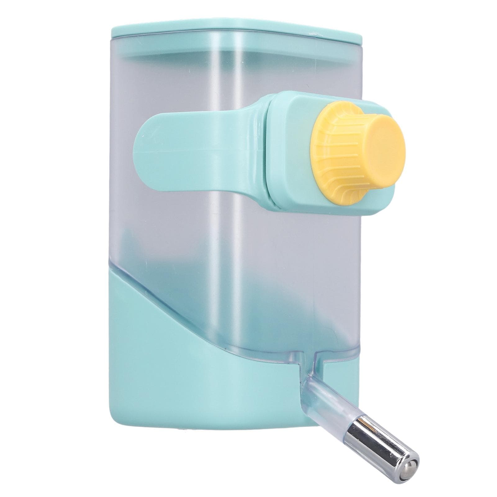 Automatic Pet Water Feeder Stainless Steel Ball Cage Hanging Water Dispenser for Cat Dog Rabbit green