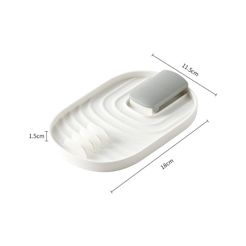 Plastic Spoon Holder Kitchen Cooking Tools Kitchen Spoon Utensil Heat Resistant Storage Shelves Kitchen Accessories white