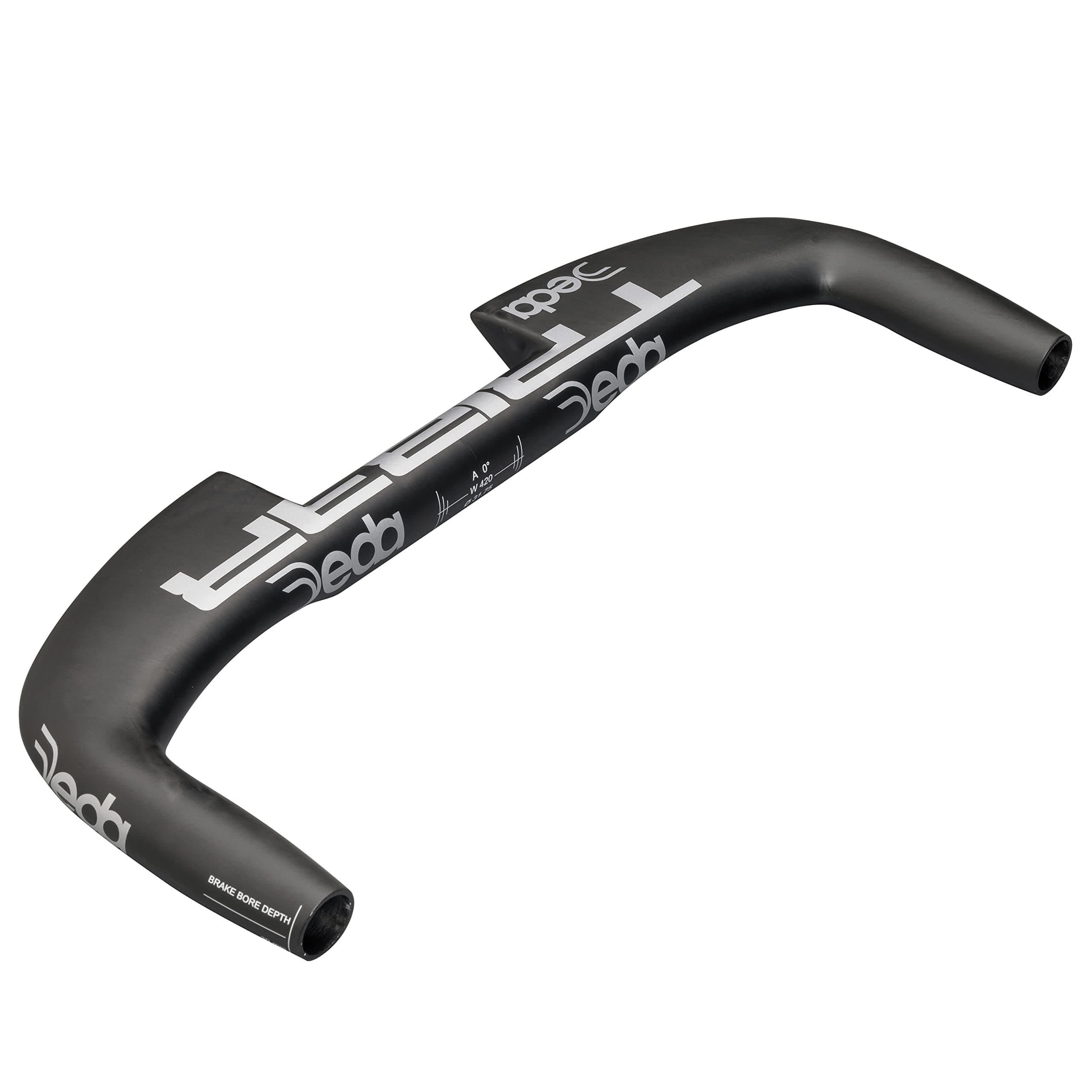 Deda Elementi Tribar BLK Aero Bullhorn Bars UD Carbon 31.7/420