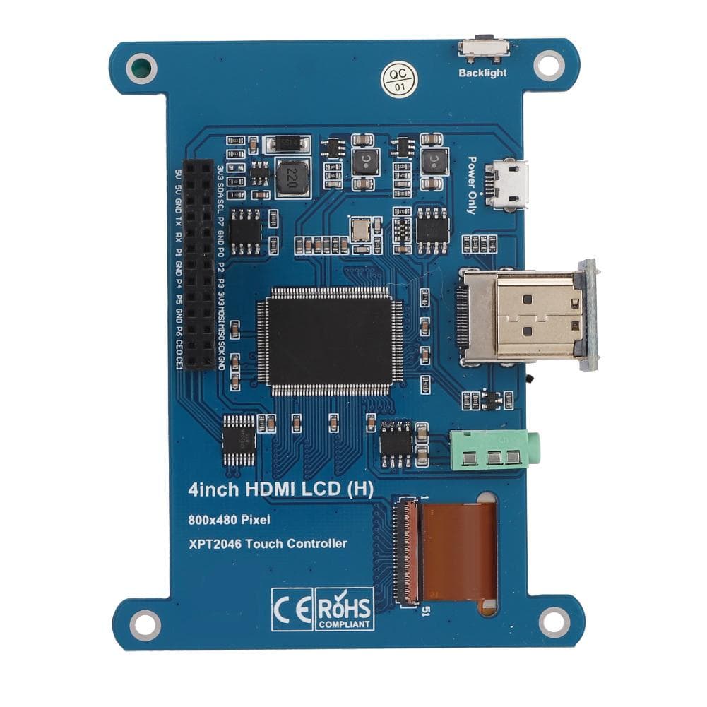 4inch 800x480 IPS HDMI LCD Touch Screen Fit for Raspberry Pi 3B+Zero W
