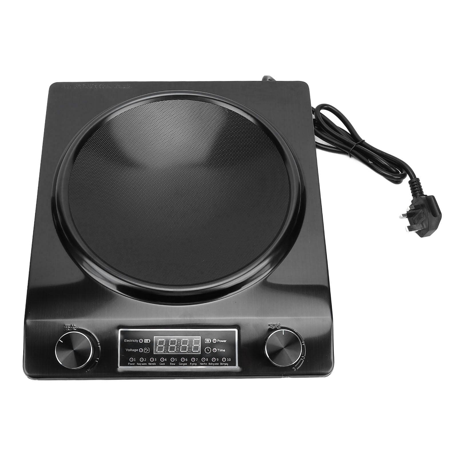 3500W Portable Induction Cooktop Aluminum ABS Countertop Induction Cooker Hot Plate with Smart