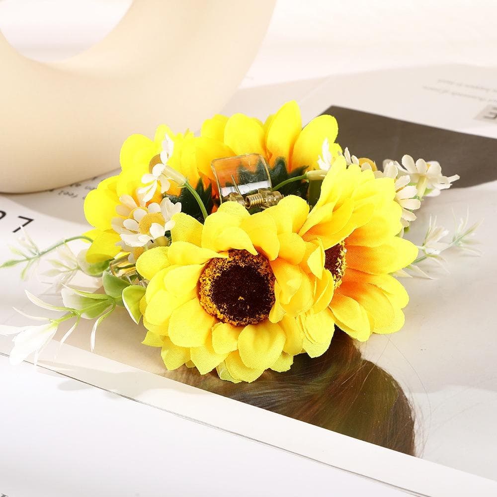 Flower Clip for Hair Large Hair Clip Barrette Banana for Hair Claw Clip Ladies Hairpins for A Woman Korean Accessories JZ093