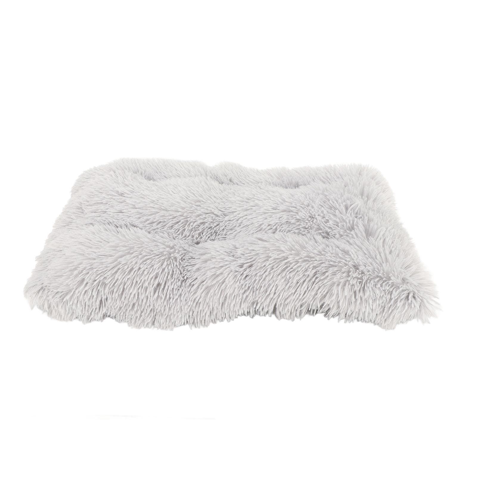 Plush Dog Bed Mat Warm Comfortable Washable Waterproof Skid Resistance Fluffy Pet Bed Crate Pad for M