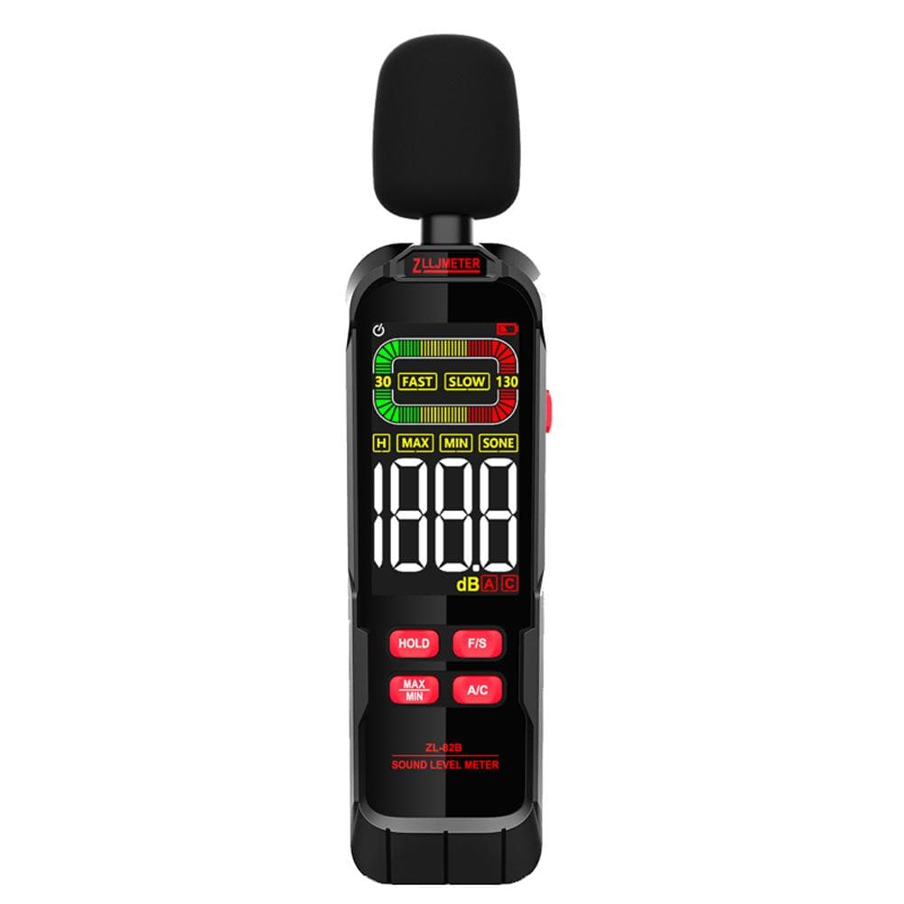 Household Noise Decibel Tester Professional 30-130dB Digital Noise Meter Handheld Fully Functional ZL82B