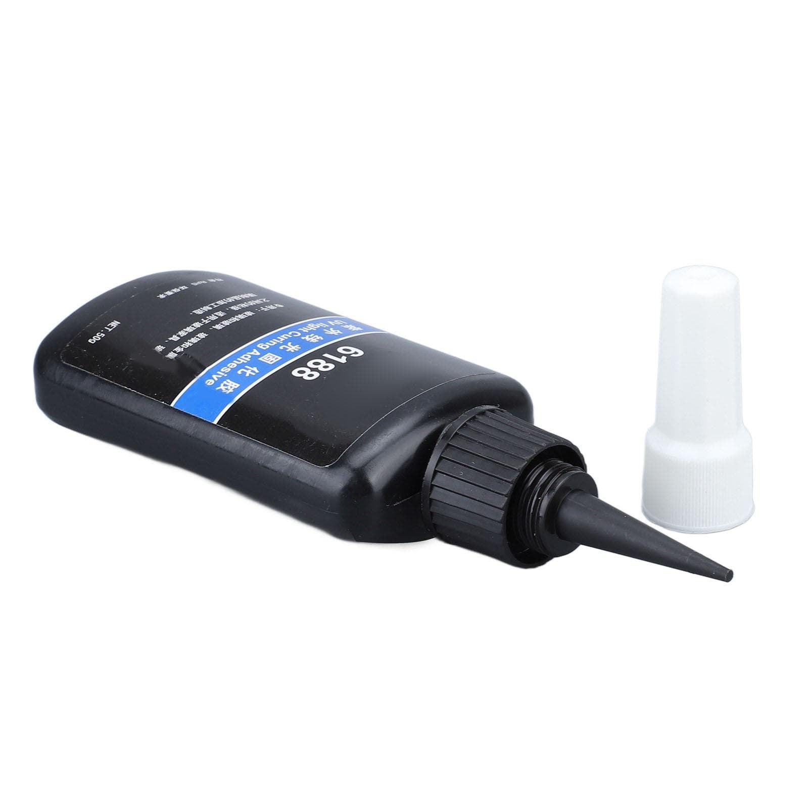 Fast Curing UV Resin Transparent High Hardness Crystal Clear UV Glue for Craft Decoration 1.8oz